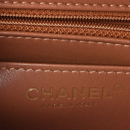 Chanel Lambskin Quilted Mini Rectangular Flap Brown 6 of 10