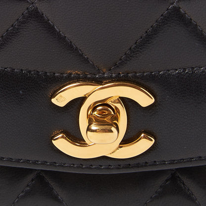 Chanel Lambskin Quilted Small Single Flap Black 7 of 9