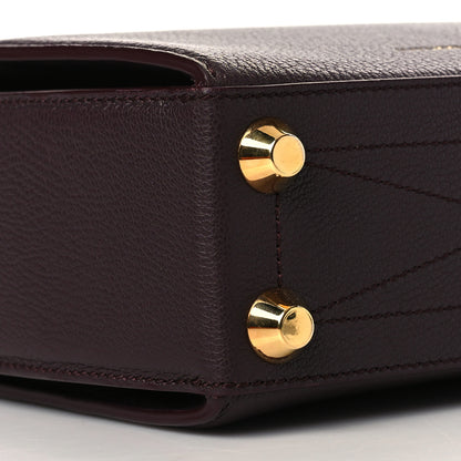 Alexander McQueen Fine Grain Goatskin Box Shoulder Bag 19 Bordeaux 9 of 10