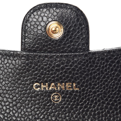 Chanel Caviar Quilted Flap Card Holder Black 6 of 9