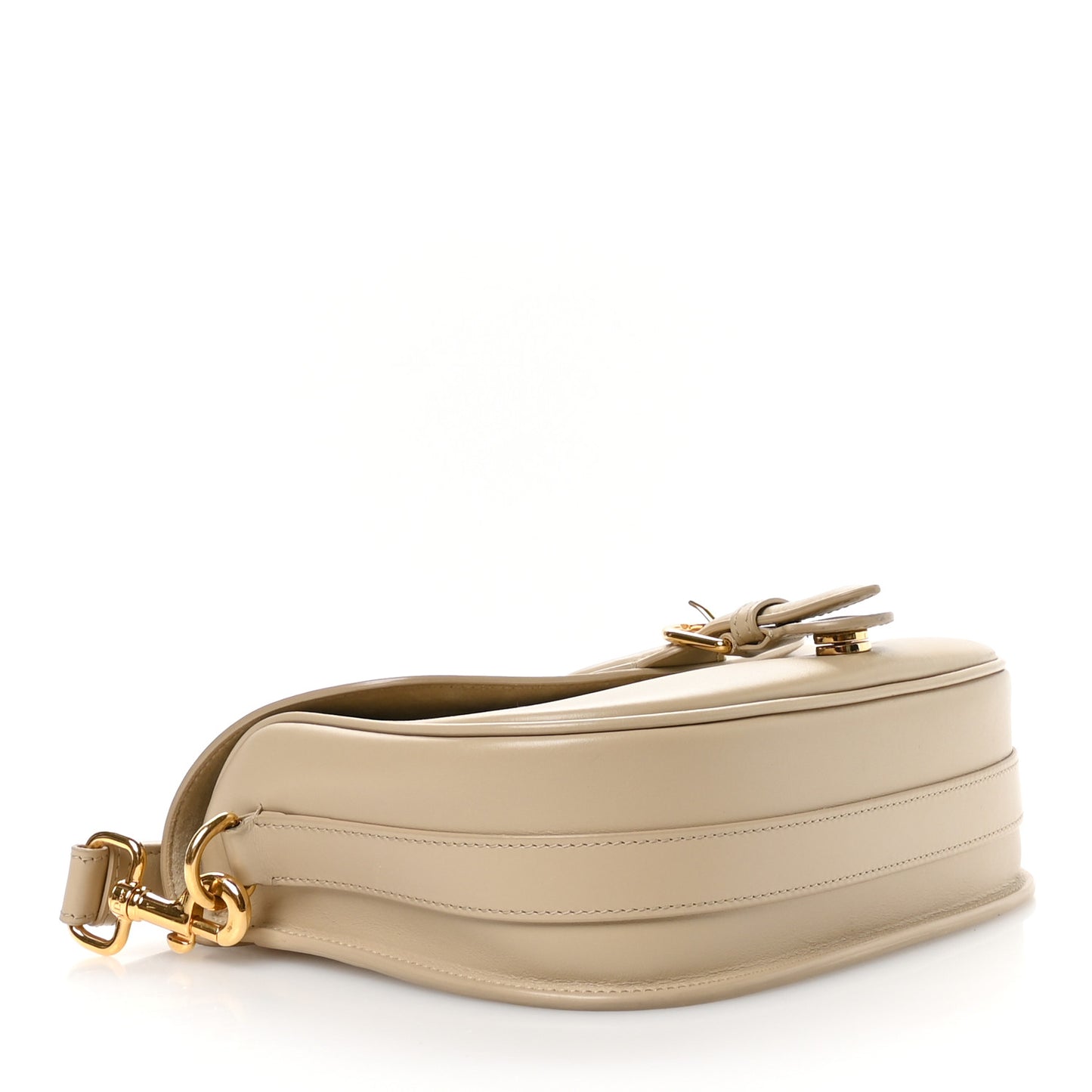 Box Calfskin Medium Bobby Flap Beige
