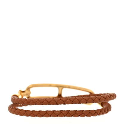 Hermes Swift Roulis Double Tour Bracelet T2 Gold 3 of 5