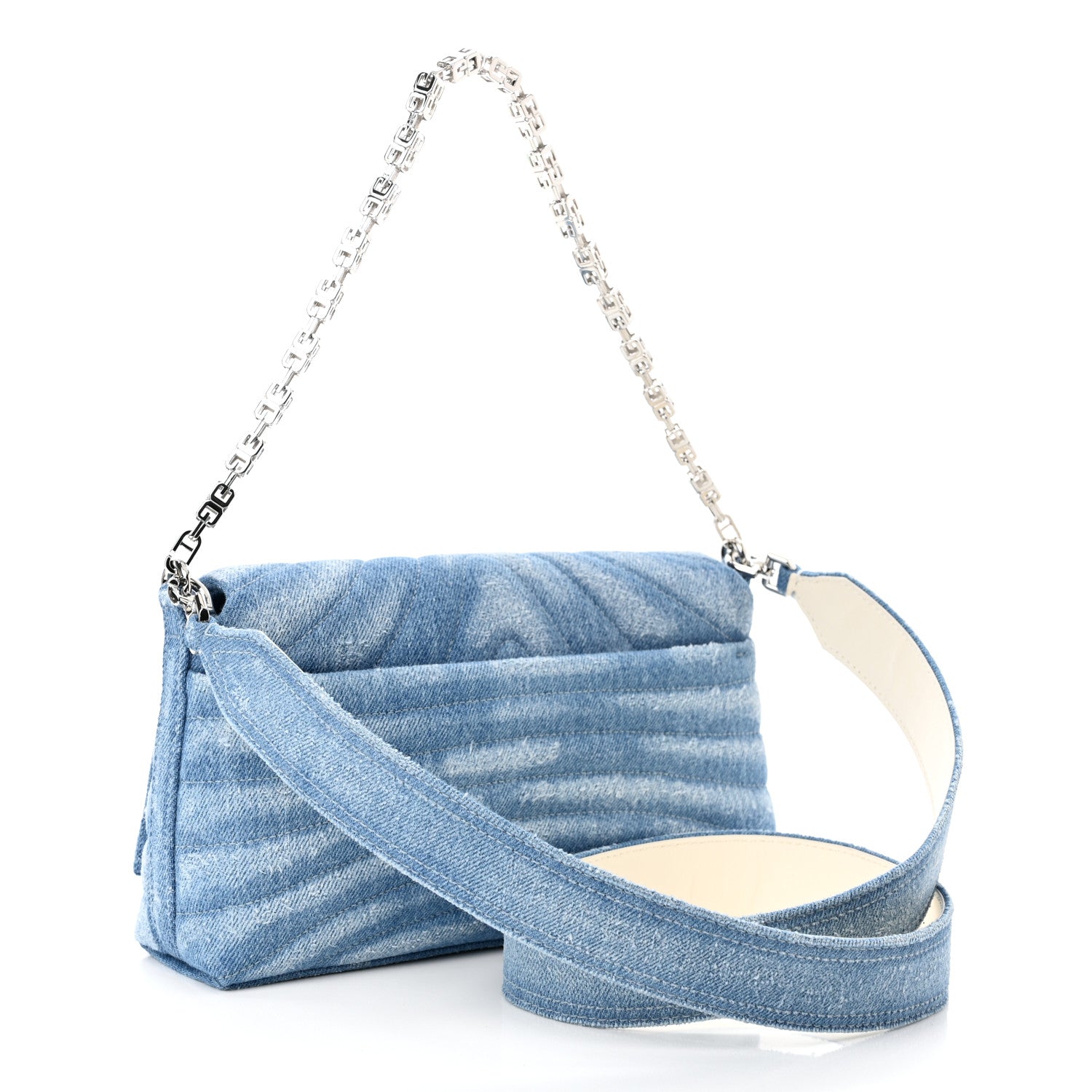 Givenchy Denim Ombre Small 4G Shoulder Bag Blue 3 of 9
