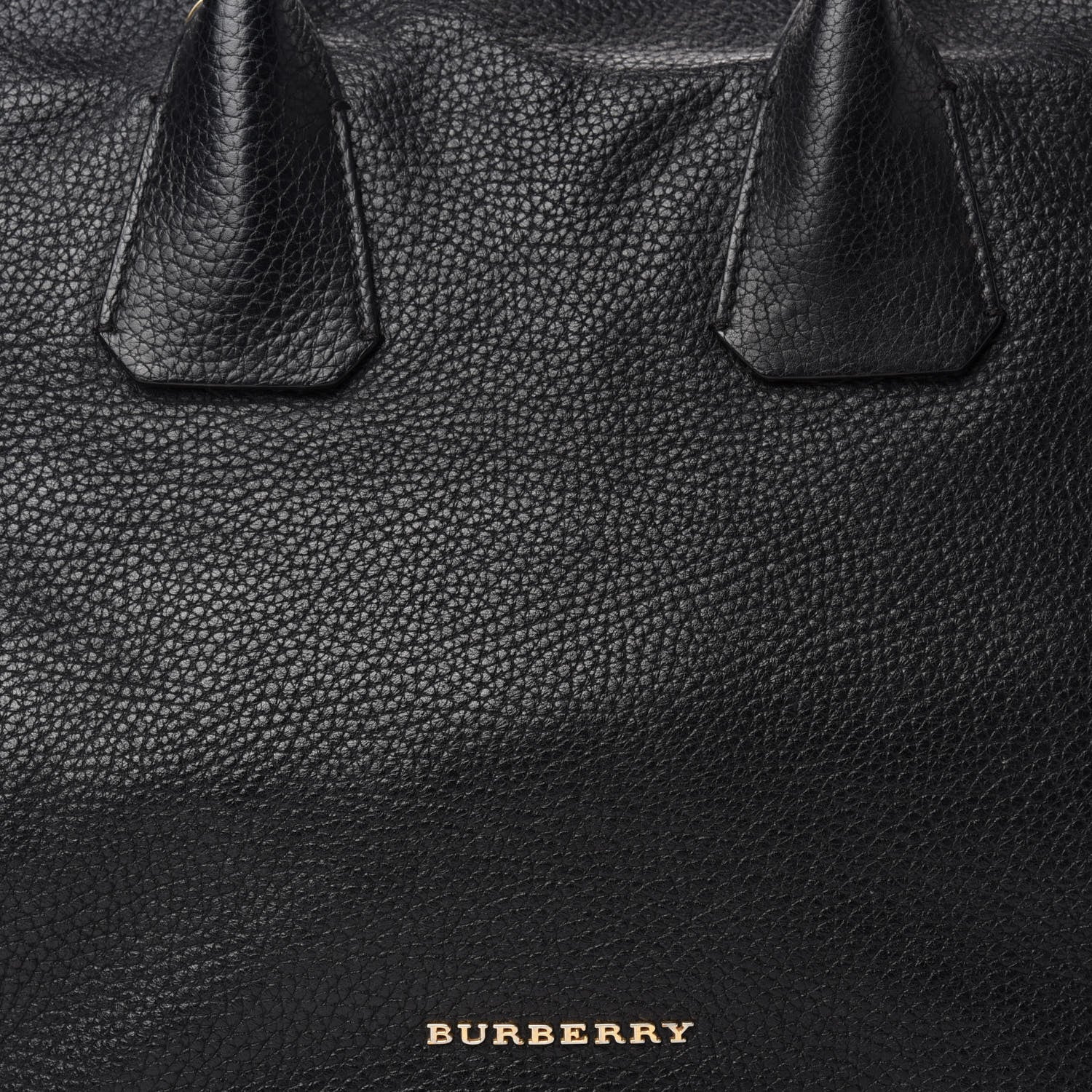 Burberry London Grainy Calfskin Medium Greenwood Bowling Bag Black 13 of 13