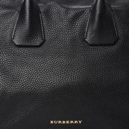 Burberry London Grainy Calfskin Medium Greenwood Bowling Bag Black 13 of 13