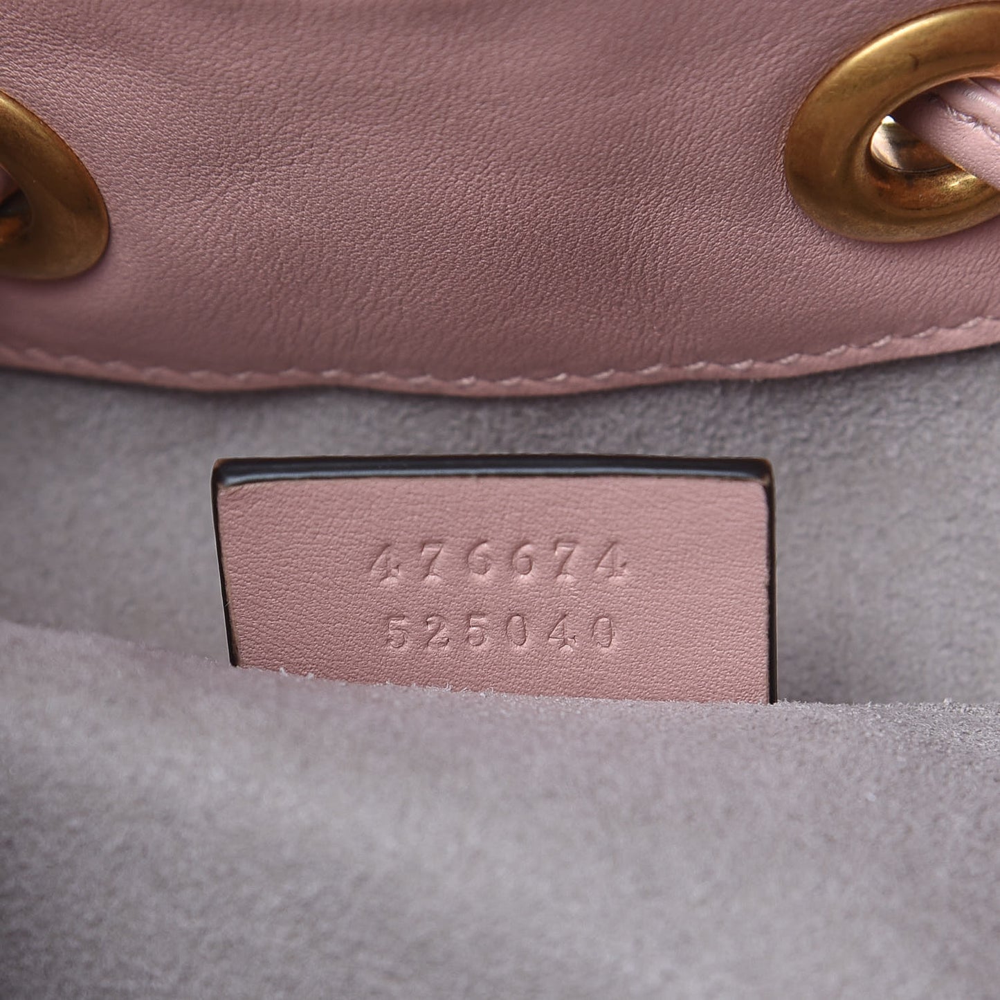 Calfskin Matelasse Sylvie Web GG Marmont Bucket Bag Perfect Pink