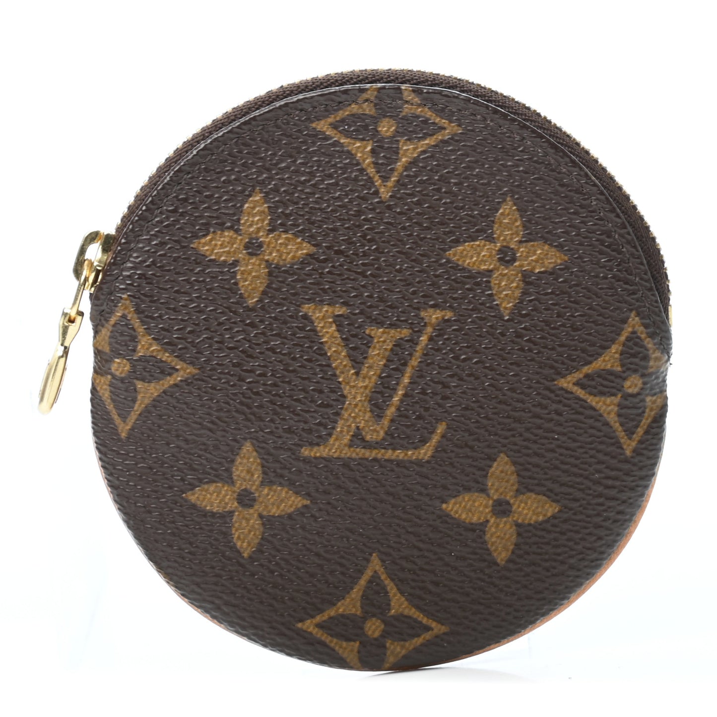 Monogram Round Coin Purse