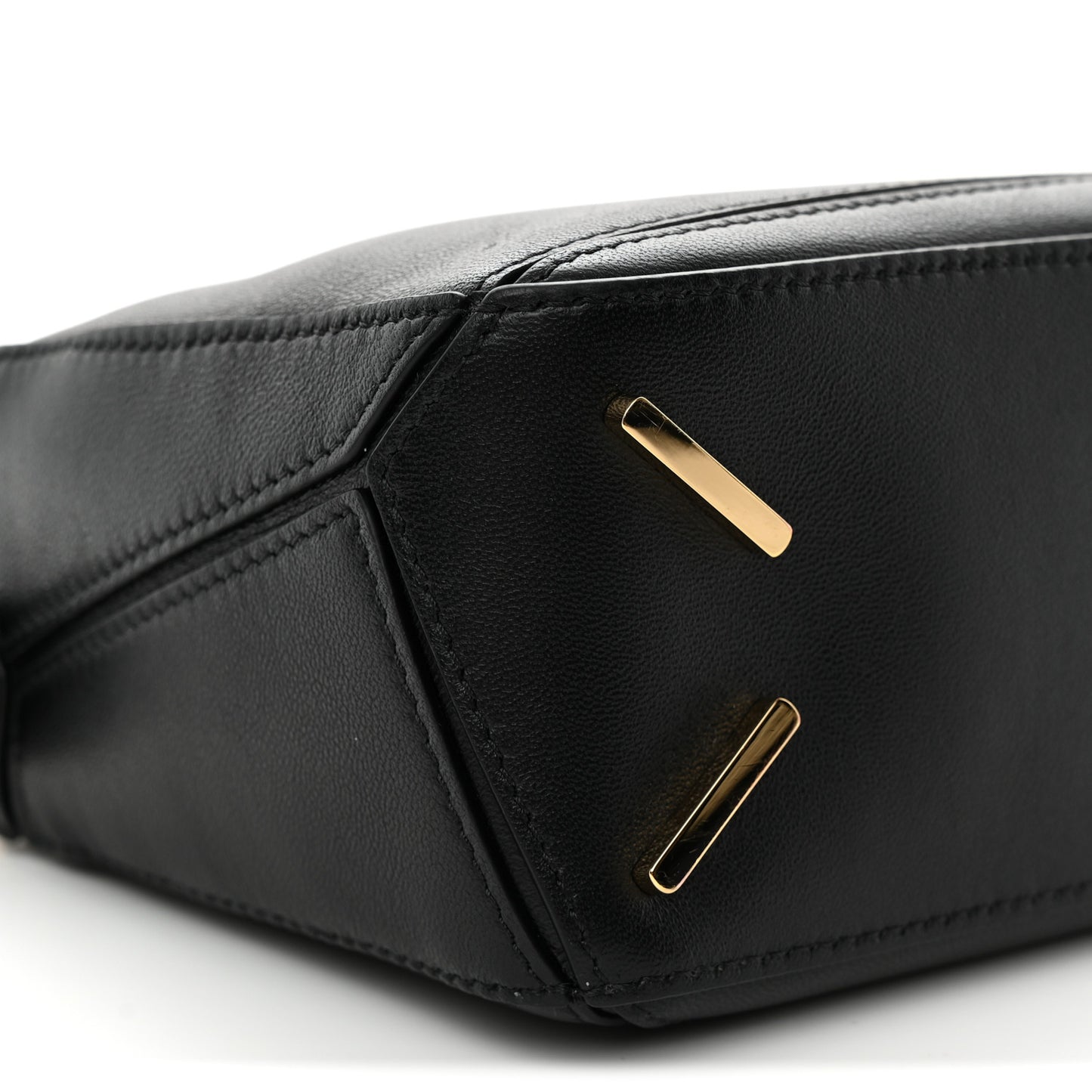 Nappa Lambskin Featherlight Mini Puzzle Bag Black