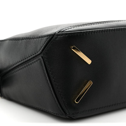Loewe Nappa Lambskin Featherlight Mini Puzzle Bag Black 8 of 9