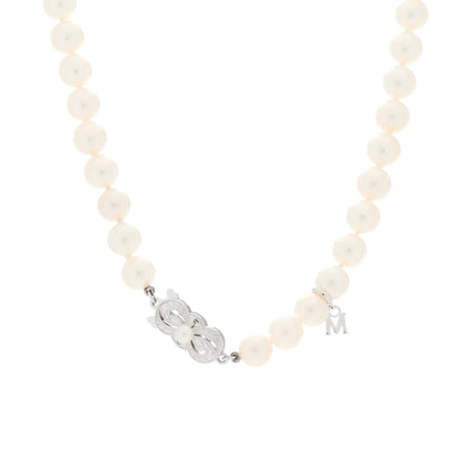 Mikimoto 18K White Gold Akoya Pearl 7-9mm Graduated Strand Necklace 18" 5 of 5