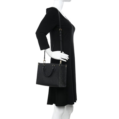 Louis Vuitton Empreinte Monogram Giant Onthego PM Black 2 of 9