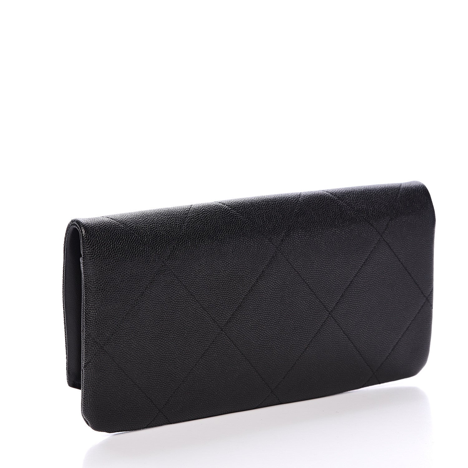 Chanel Grained Calfskin Small Chain Handle Clutch Black 2 of 7
