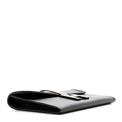 Hermes Swift Lizard Jige Touch Duo Clutch Black Ombre 5 of 8