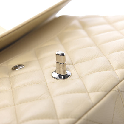 Chanel Caviar Quilted Jumbo Double Flap Beige Clair 15 of 18