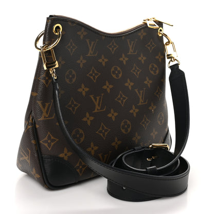 Louis Vuitton Monogram Odeon PM Black 3 of 9