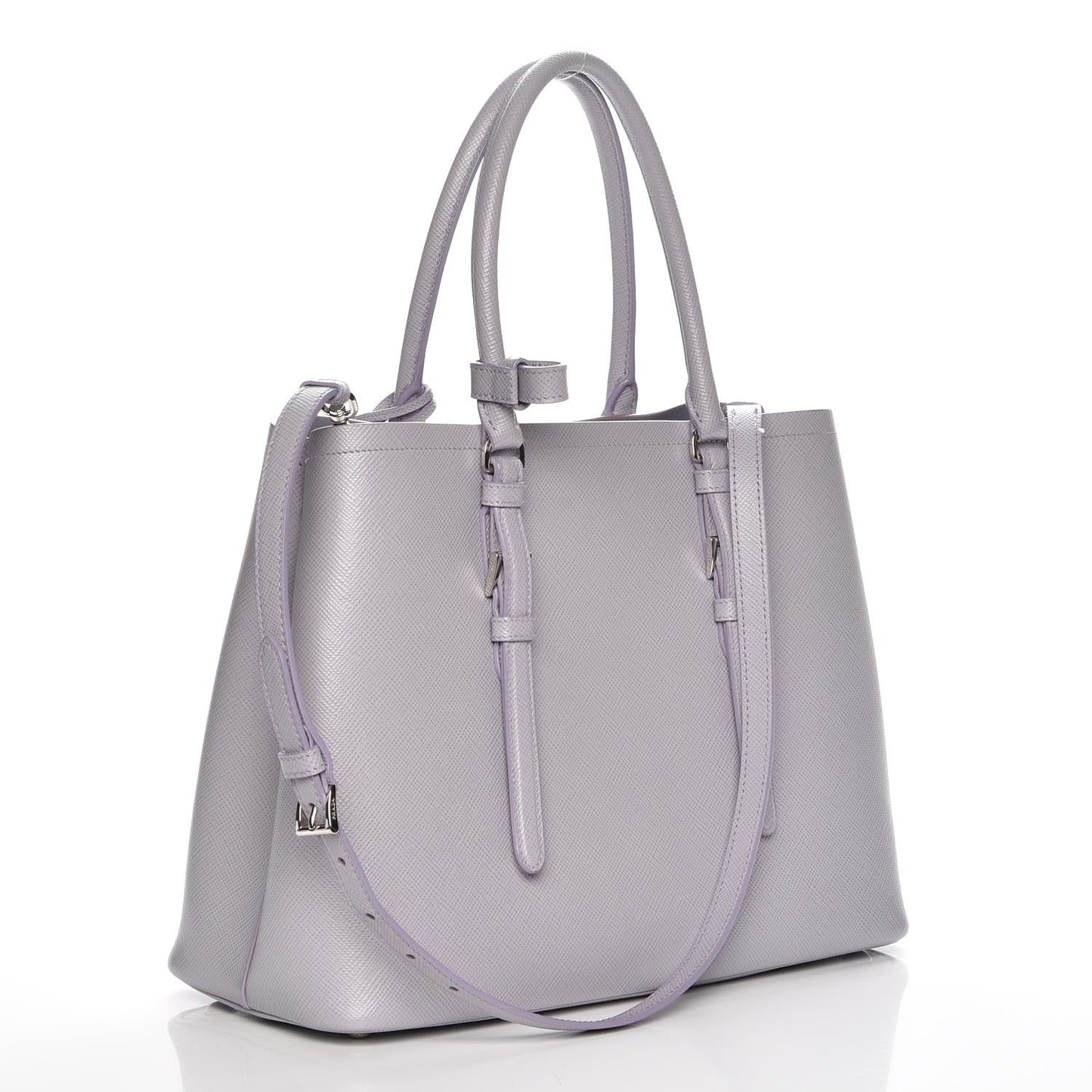 Saffiano Cuir Medium Double Handle Tote Glicine
