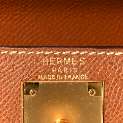 Hermes Courchevel Kelly Sellier 28 Gold 6 of 16