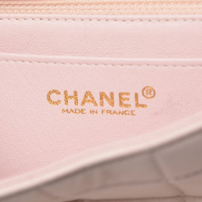 Chanel Lambskin Quilted Crystal Chocolate Bar Charm Flap Light Pink 6 of 12