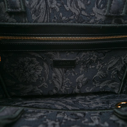 Versace Jacquard Barocco Small Athena Tote Black 5 of 9