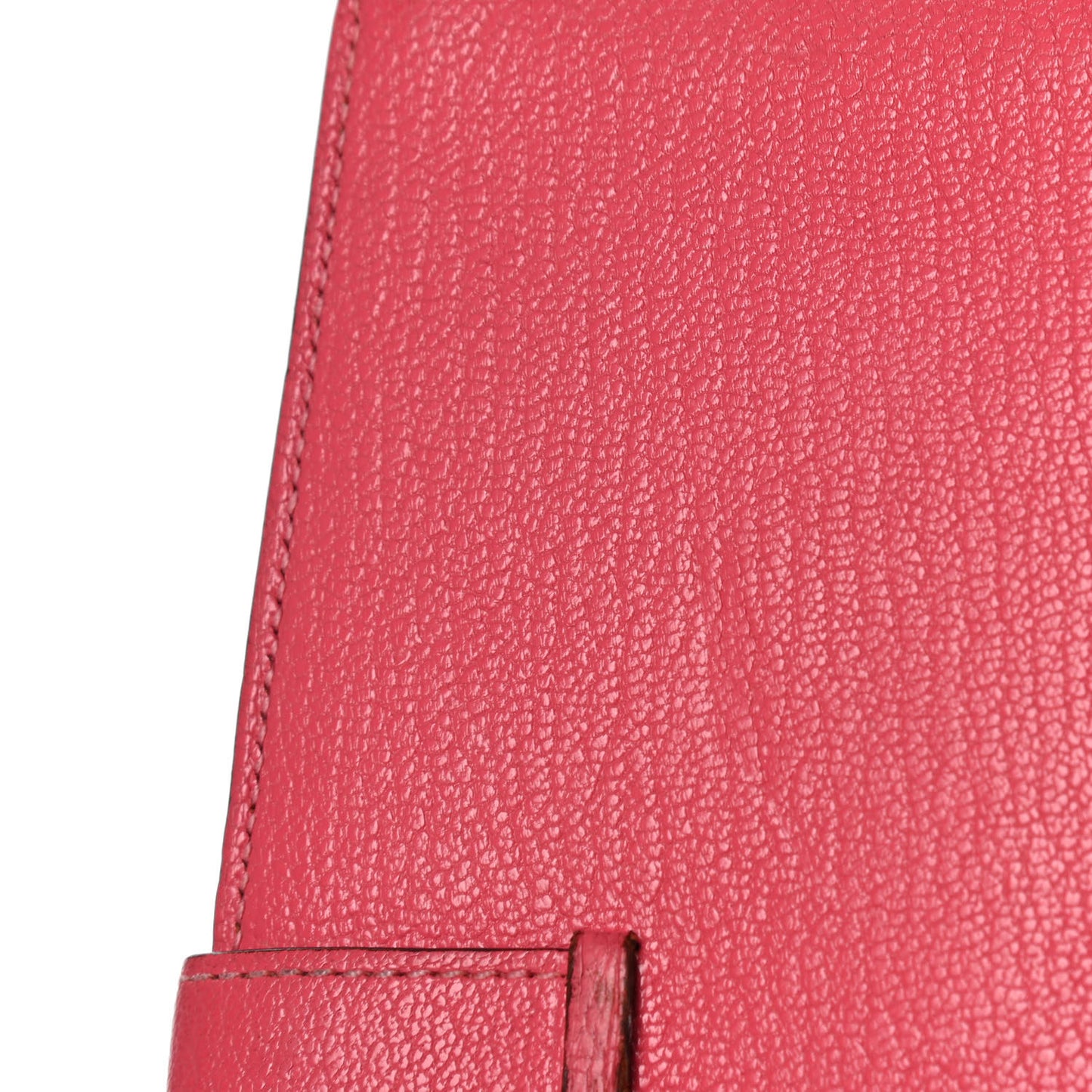 Chevre Mysore Bearn Gusset Wallet Rose Azalee