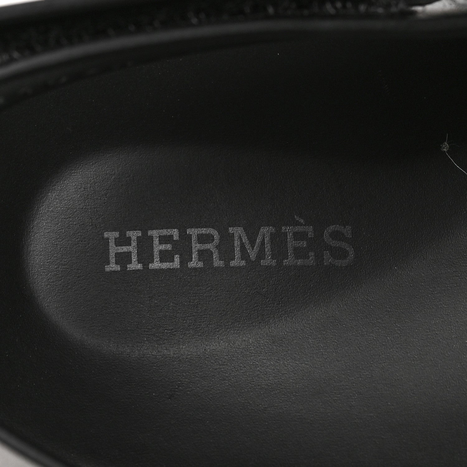 Hermes Parachute Fabric Calfskin Womens Electric Sandals 39 Black 6 of 8
