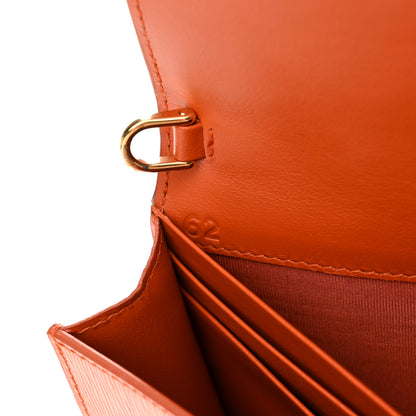 Prada Vitello Move Triangle Logo Miniborse Papaya 7 of 12