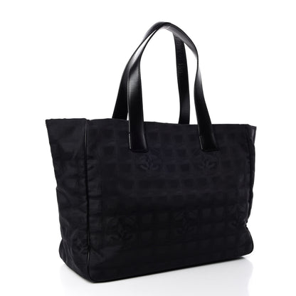 Chanel Nylon Large Travel Tote Black 3 of 9