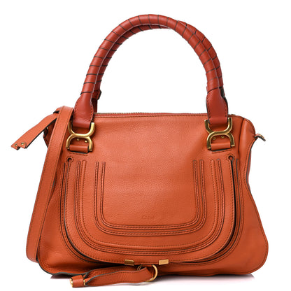 Chloe Calfskin Medium Marcie Satchel Indian Summer 1 of 13