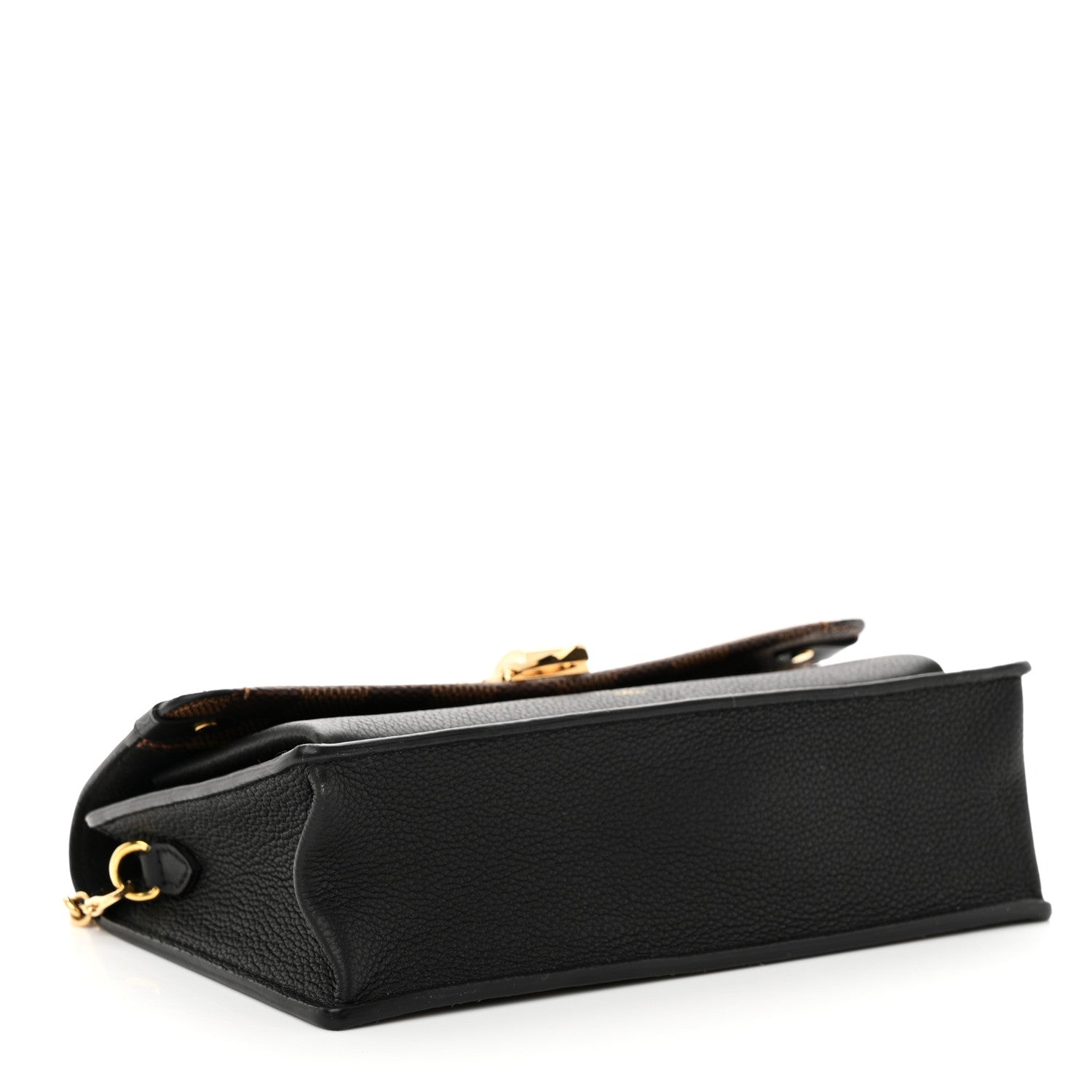 Louis Vuitton Damier Ebene Vavin Chain Wallet Black 4 of 14