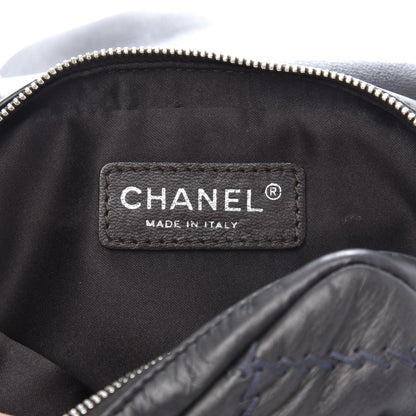Chanel Metallic Lambskin Stitched New Mini Flap Grey 9 of 14
