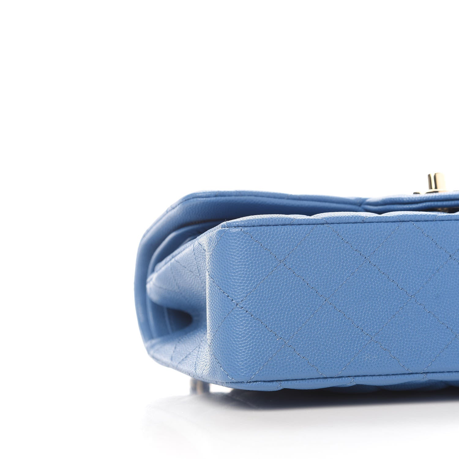 Chanel Caviar Quilted Small Double Flap Blue 8 of 10