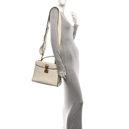 Christian Dior Calfskin Dioraddict Top Handle White 2 of 11