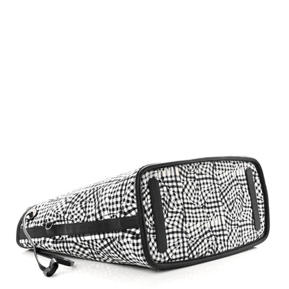 MCM Visetos Medium Liz Reversible Shopper Tote Black 7 of 17