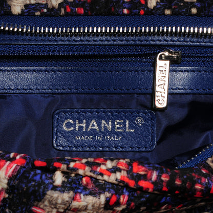 Chanel Nylon Tweed Printed Maxi Flap Multicolor 9 of 10