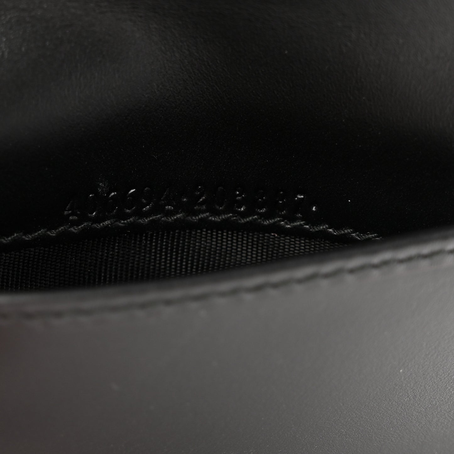 Guccissima Card Case Wallet Black