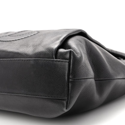 Chanel Caviar Large CC Tuck Tote Black 10 of 10
