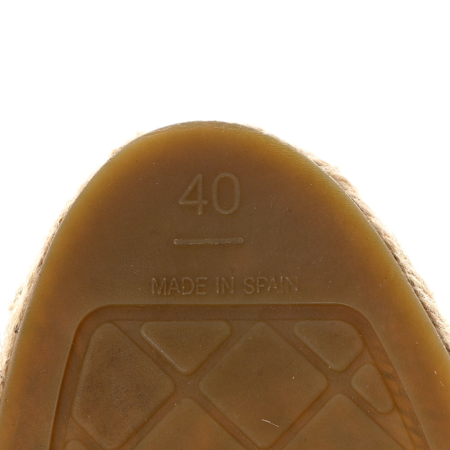 Lambskin CC Espadrilles 40 Black