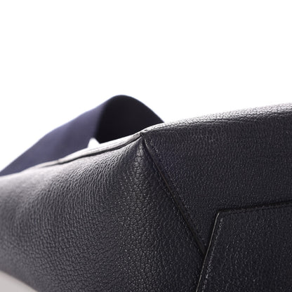 Celine Soft Grained Calfskin Small Sangle Bucket Bag Navy 11 of 11