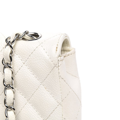 Chanel Caviar Quilted East West Flap White 12 of 14