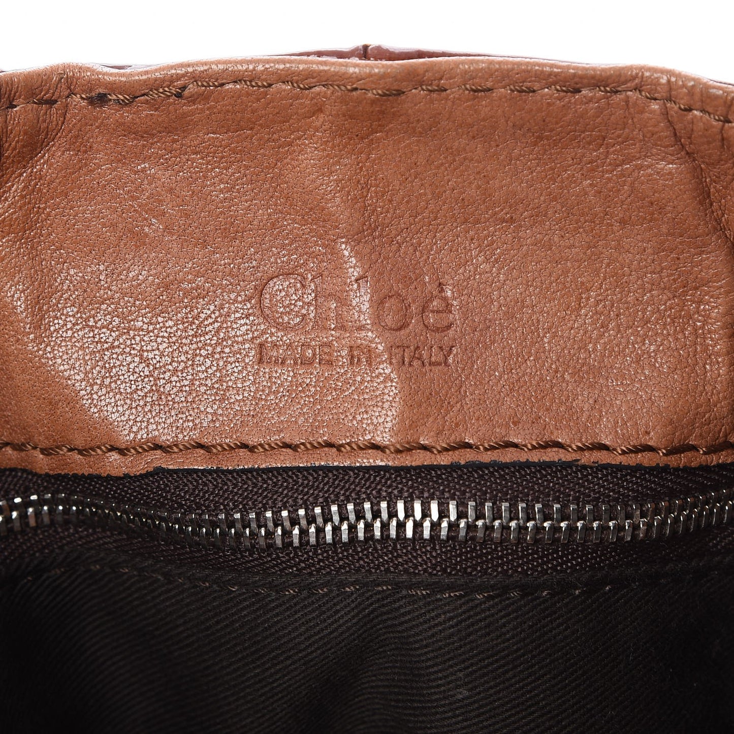 Patent Paddington Tote Brown