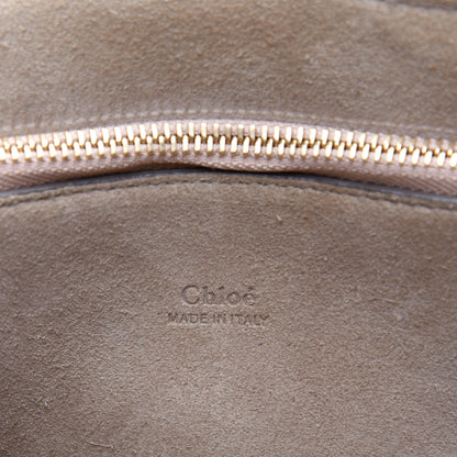 Chloe Suede Calfskin Medium Faye Shoulder Bag Tobacco 8 of 13