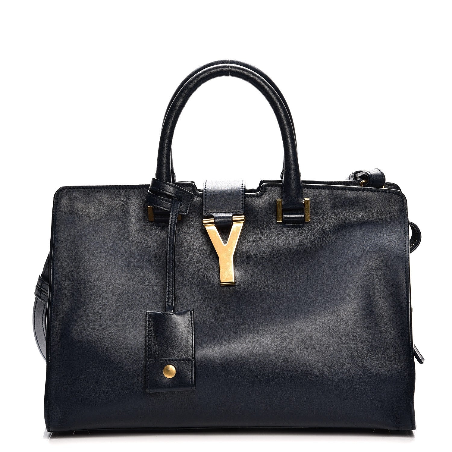 Saint Laurent Calfskin Small Classic Y Cabas Navy Blue 1 of 13