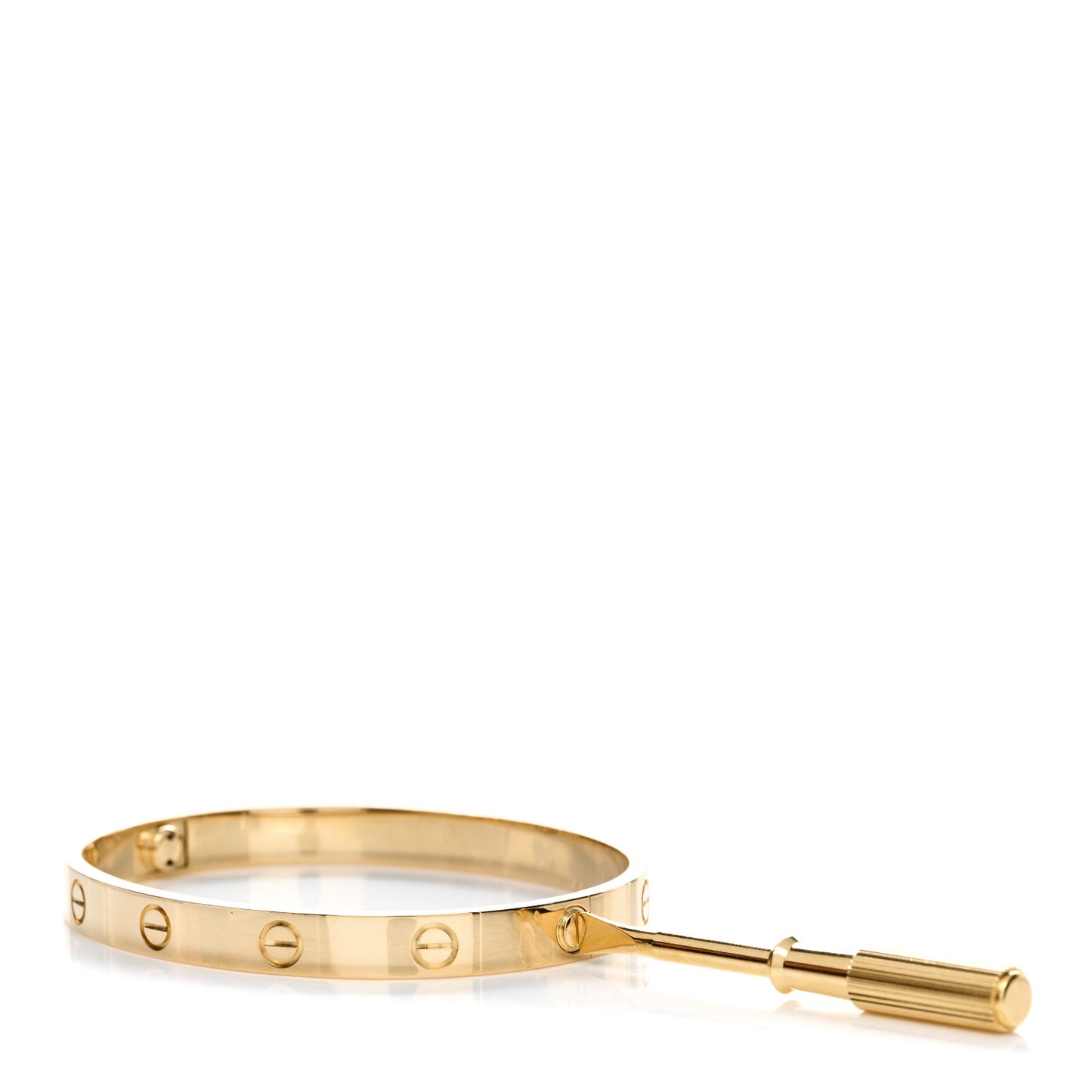 18K Yellow Gold LOVE Bracelet 17