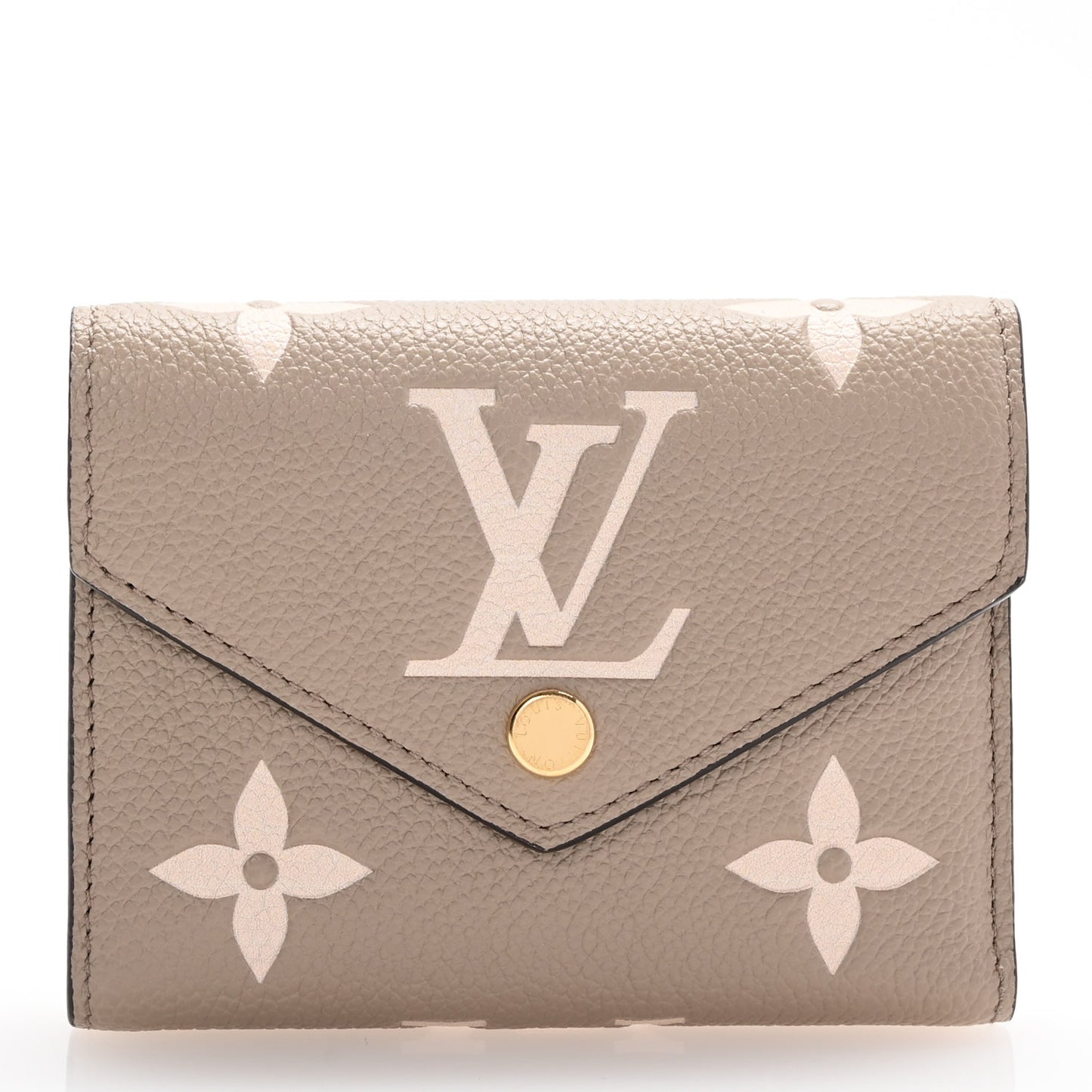 Empreinte Monogram Giant Victorine Wallet Tourterelle Creme