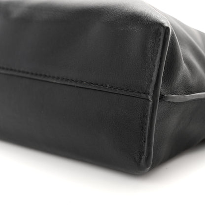 Loewe Nappa Calfskin Mini Flamenco Knot Clutch With Chain Black 11 of 11