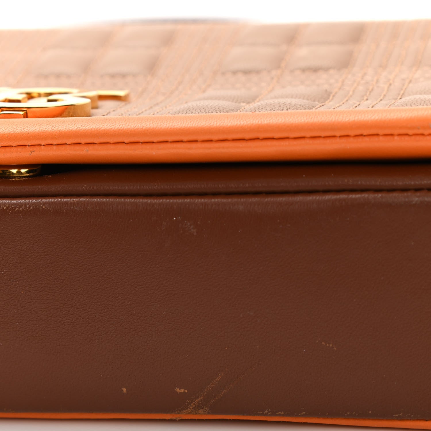 Burberry Lambskin Quilted Small Lola Bag Brown 13 of 13