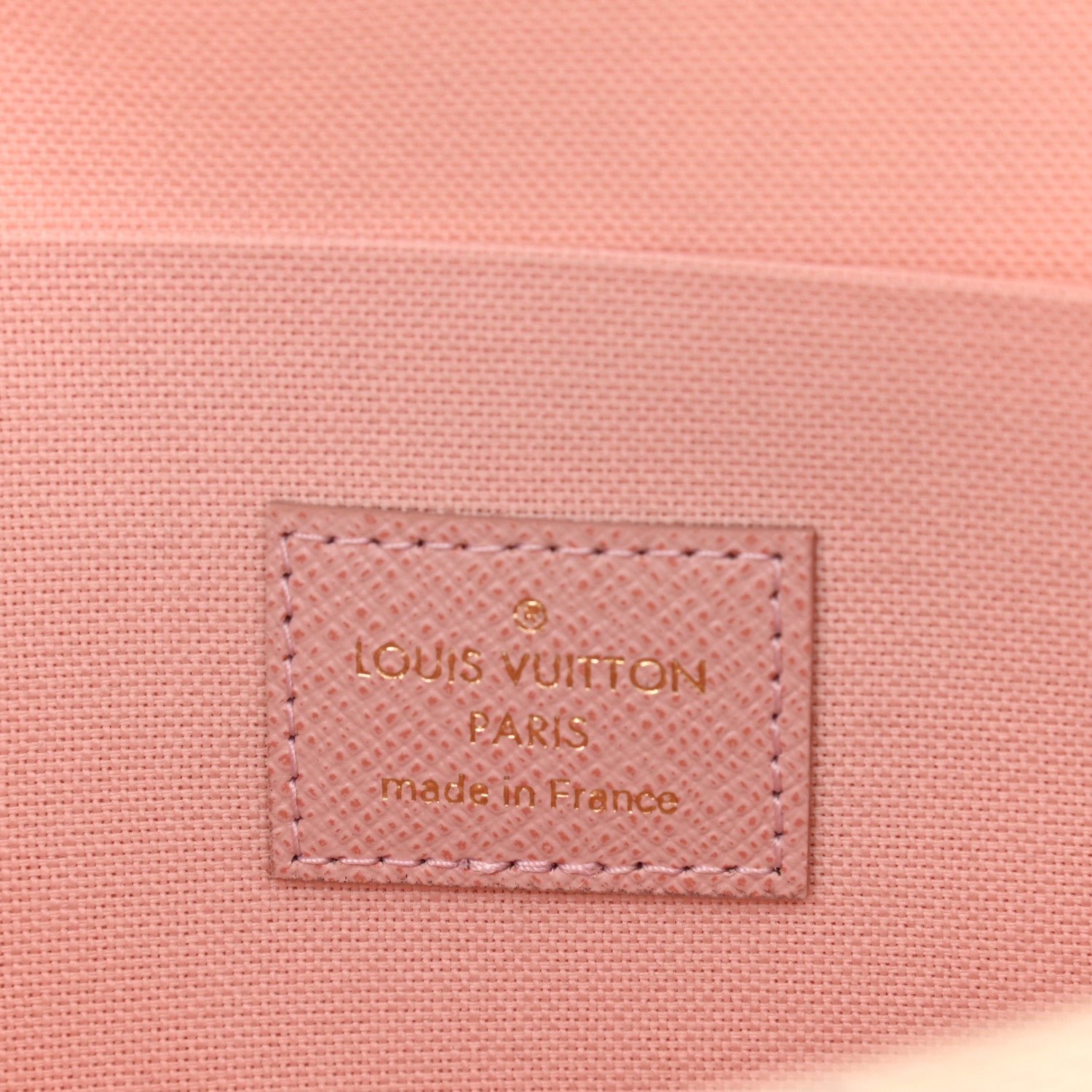 Louis Vuitton Damier Azur Pochette Felicie Chain Wallet Rose Ballerine 7 of 11