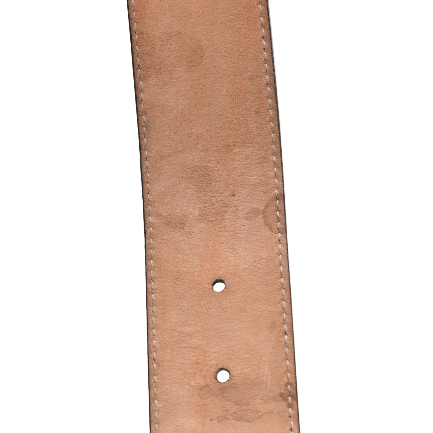 Nylon Calfskin Double G Web 40mm Belt 85 34 Green Red Black