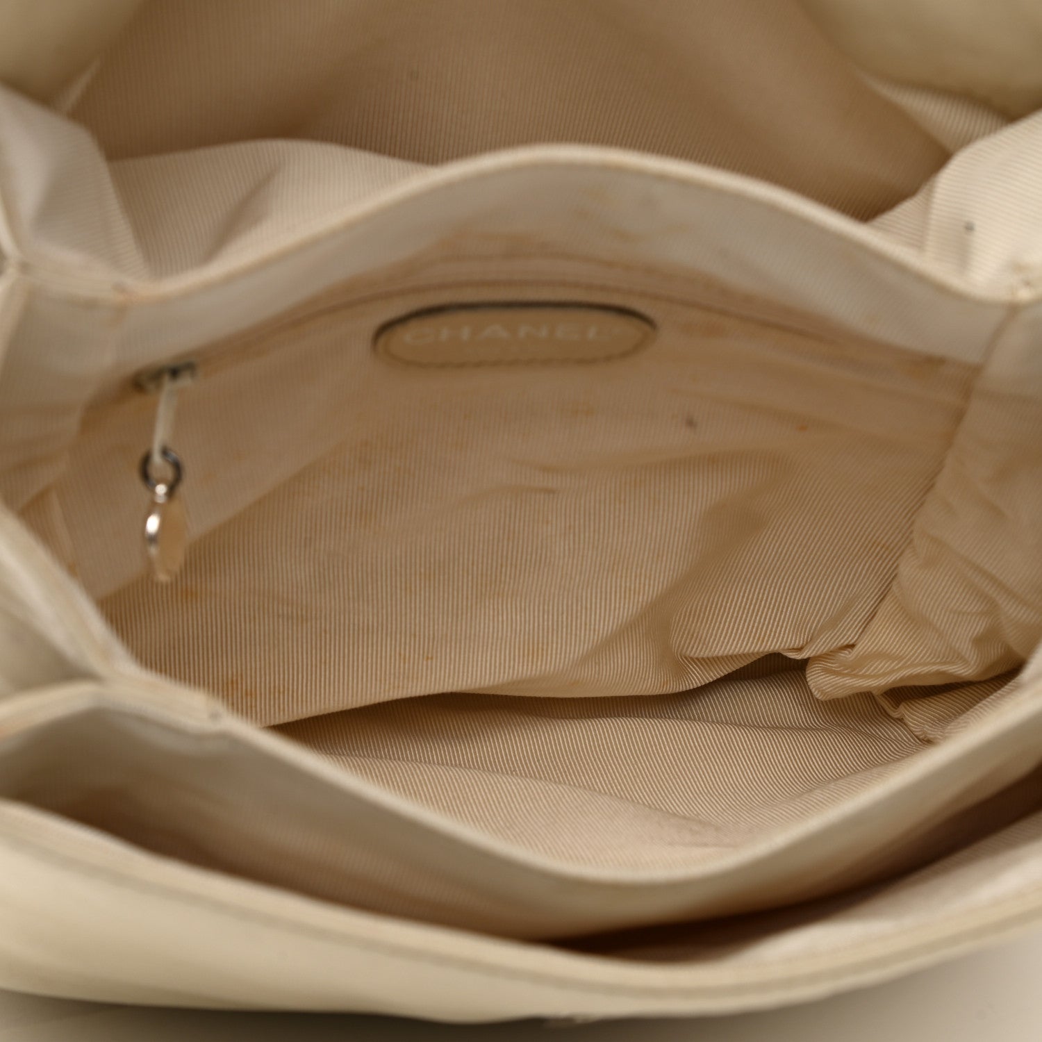 Chanel Lambskin CC Flap Backpack White 5 of 19
