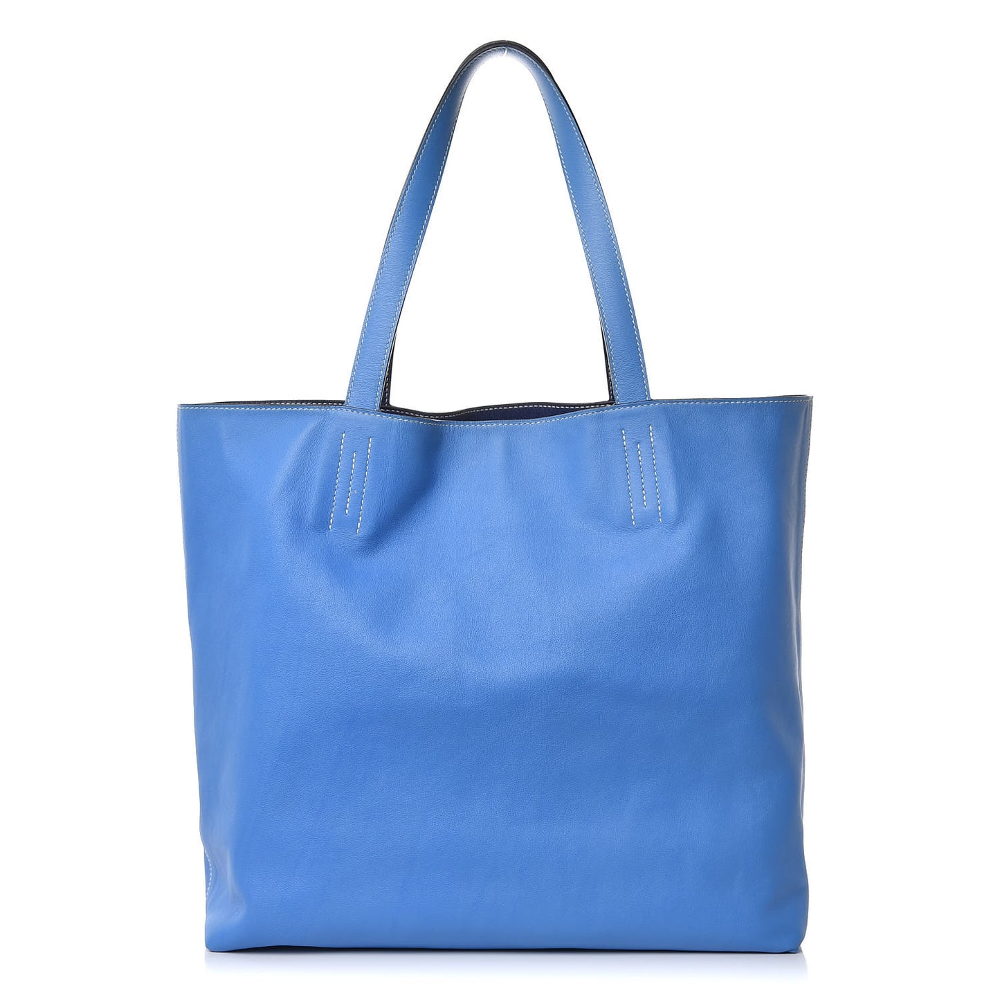 Veau Sikkim Double Sens 45 Tote Bleu Sapphire Paradis